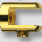 Soporta Estante Metálico Redondo Zamak 8/10MM - 19MM/Salida:27MM