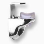 Soporte Metal-Goma Escuadra - Alto:25MM/Ancho:13MM/Salida:18MM