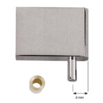 BISAGRA DE PIVOTE 6/8MM - MATERIAL: LAT N - MEDIDAS: 40 X 27 MM (5630.1)