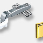 BISAGRA LATERAL RECTA PARA TALADRO DE 26MM - VIDRIO 4/6 MM