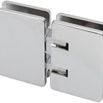 BISAGRA BA O DOBLE 80 X 105MM - VIDRIO 6/8MM