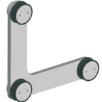 UNI N 3 LUNAS SWING - VIDRIO 10/12MM