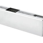 PERNIO BAJO REGLETA ESPA OLA 160X50MM CON TAPAS INOX AISI-316 - VIDRIO 12MM