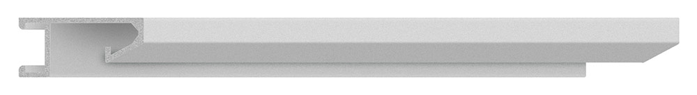 Moldura 429/16 ALUMINIUM Plata Molgra - Vista frontal del producto