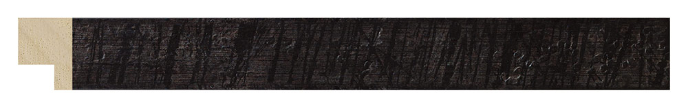 Moldura 1077/801 POMPEYA Negro Molgra - Vista frontal del producto