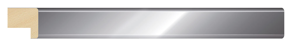 Moldura 1079/253 PIANO Plata Molgra - Vista frontal del producto