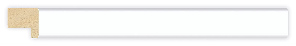 Moldura 1079/255 PIANO Blanco Molgra - Vista frontal del producto