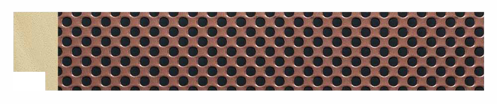 Moldura 1096/382 METAL Negro Molgra - Vista frontal del producto