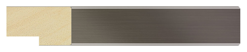 Moldura 1102/257 GUGGENHEIM Platino Molgra - Vista frontal del producto