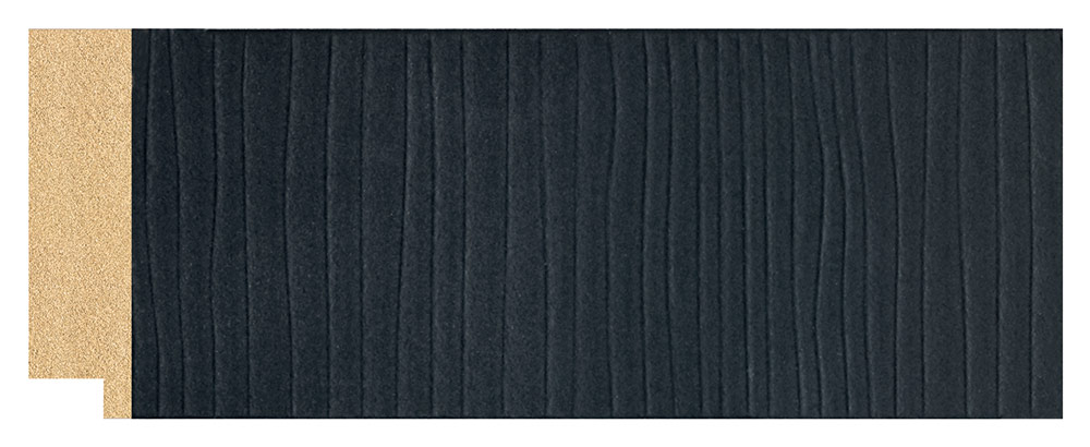 Moldura 1170/218 MDF Negro Molgra - Vista frontal del producto