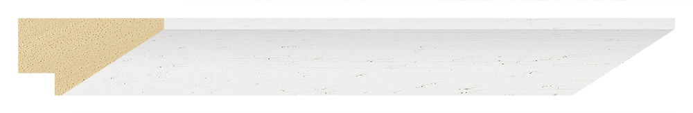 Moldura 1240/512 PIRAMIDES Blanco Molgra - Vista frontal del producto