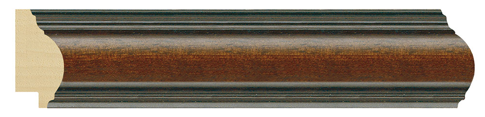 Moldura 3548/47 RETRO Nogal Molgra - Vista frontal del producto