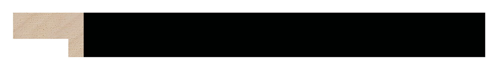 Moldura 5555/4 ALFIL Negro Molgra - Vista frontal del producto