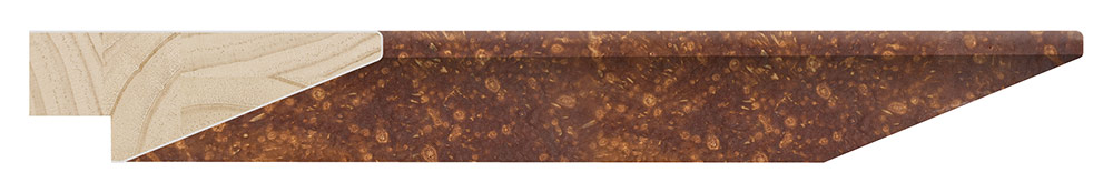 Moldura 8204/57 PIRAMIDES Oxido Molgra - Vista frontal del producto