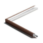 Moldura 410/116 ALUMINIUM Nogal