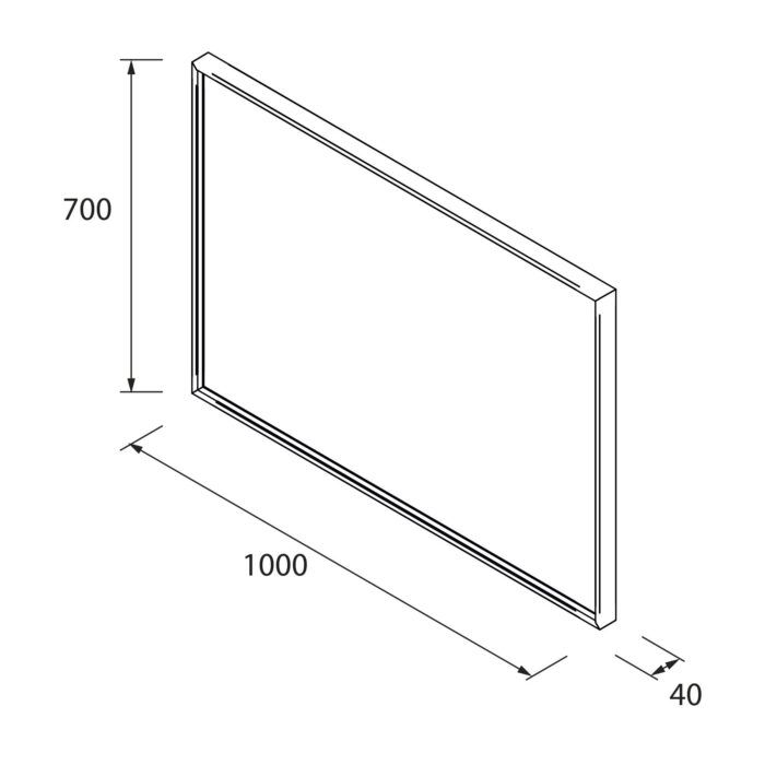 salgar croquis espejos mito line 1000 bano salgaradl
