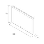 salgar espejo horizontal orleans 800 croquisadl