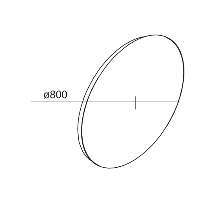 salgar espejo round reflexo 800adl
